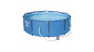 Бассейн каркасный круглый STEEL PRO MAX 305х100 см, фильтр-насос (56984)