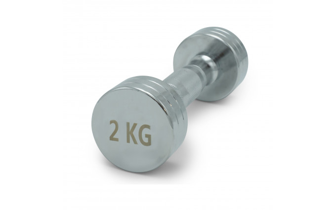 Гантель UNIX Fit PRO круглая хромированная 2 кг Гантель UNIX Fit PRO круглая хромированная 2 кг